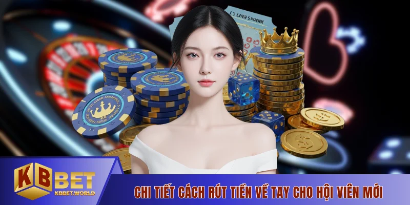 Chi tiết cách rút tiền về tay cho hội viên mới